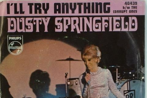 Dusty Springfields singleplade "I´ll try anything"