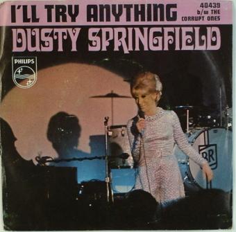 Dusty Springfields singleplade "I´ll try anything"