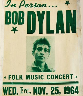 Bob Dylan folk music concert