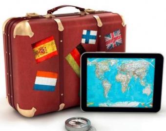 Kuffert og iPad
